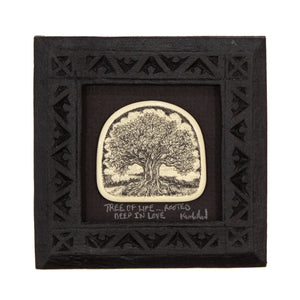 "Tree of Life… Rooted in Love" Small Chip Carved Frame