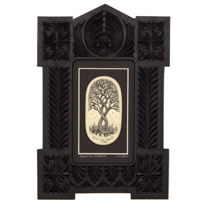 "Beautiful Embrace" Large Chip Carved Frame