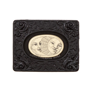 "Cosmic Conversation" Mini Chip Carved Frame