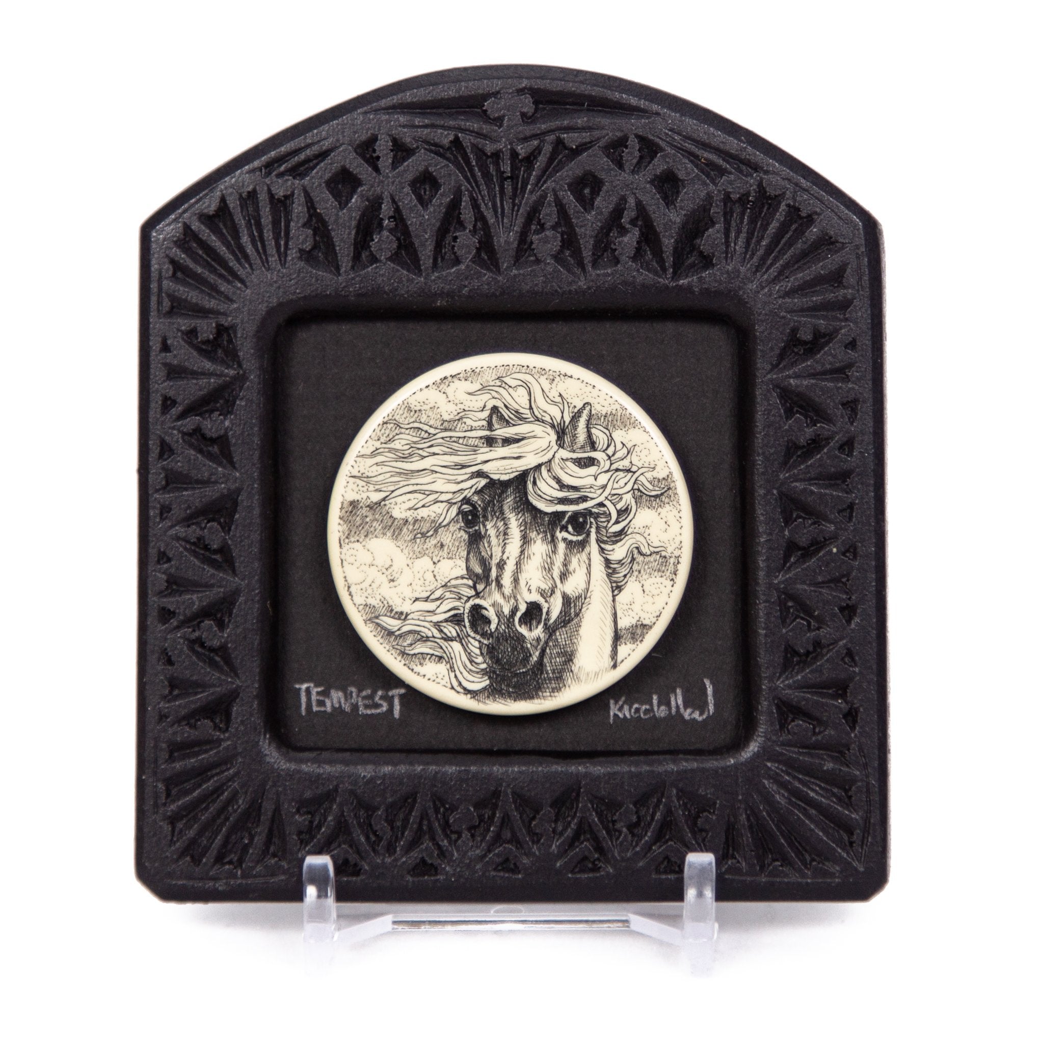"Tempest" Small Chip Carved Frame