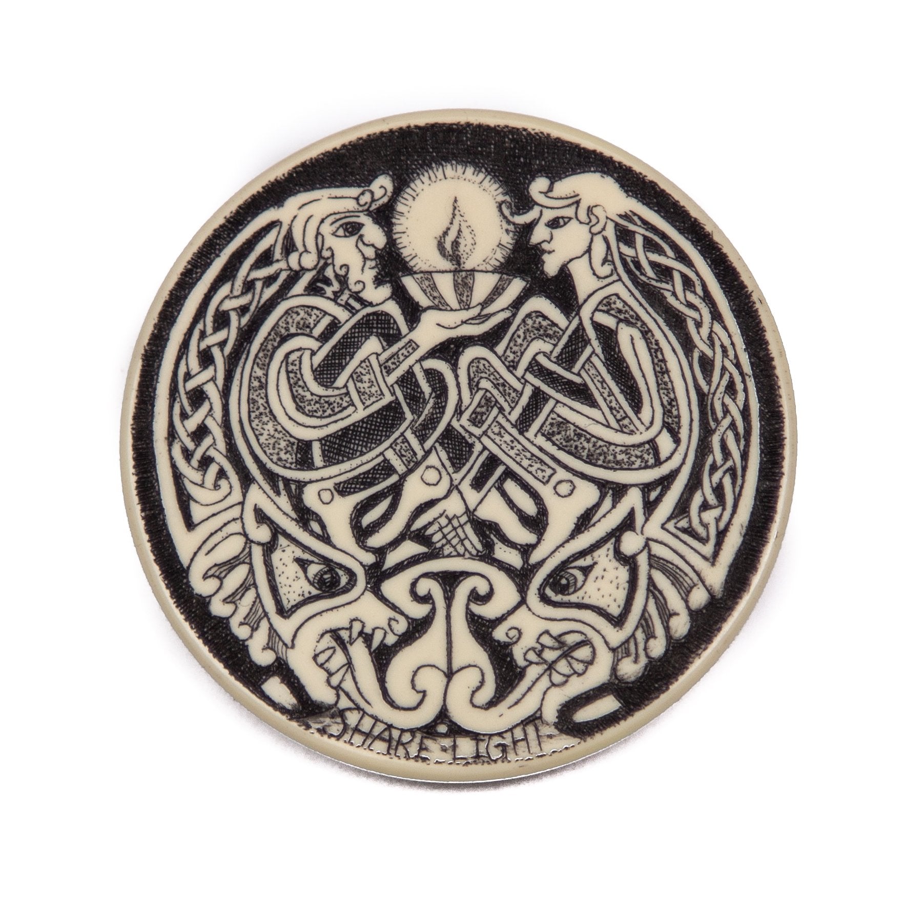 "Share Light and Chase the Dragons of Darkness" Money Clip