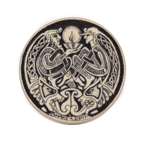 "Share Light and Chase the Dragons of Darkness" Money Clip