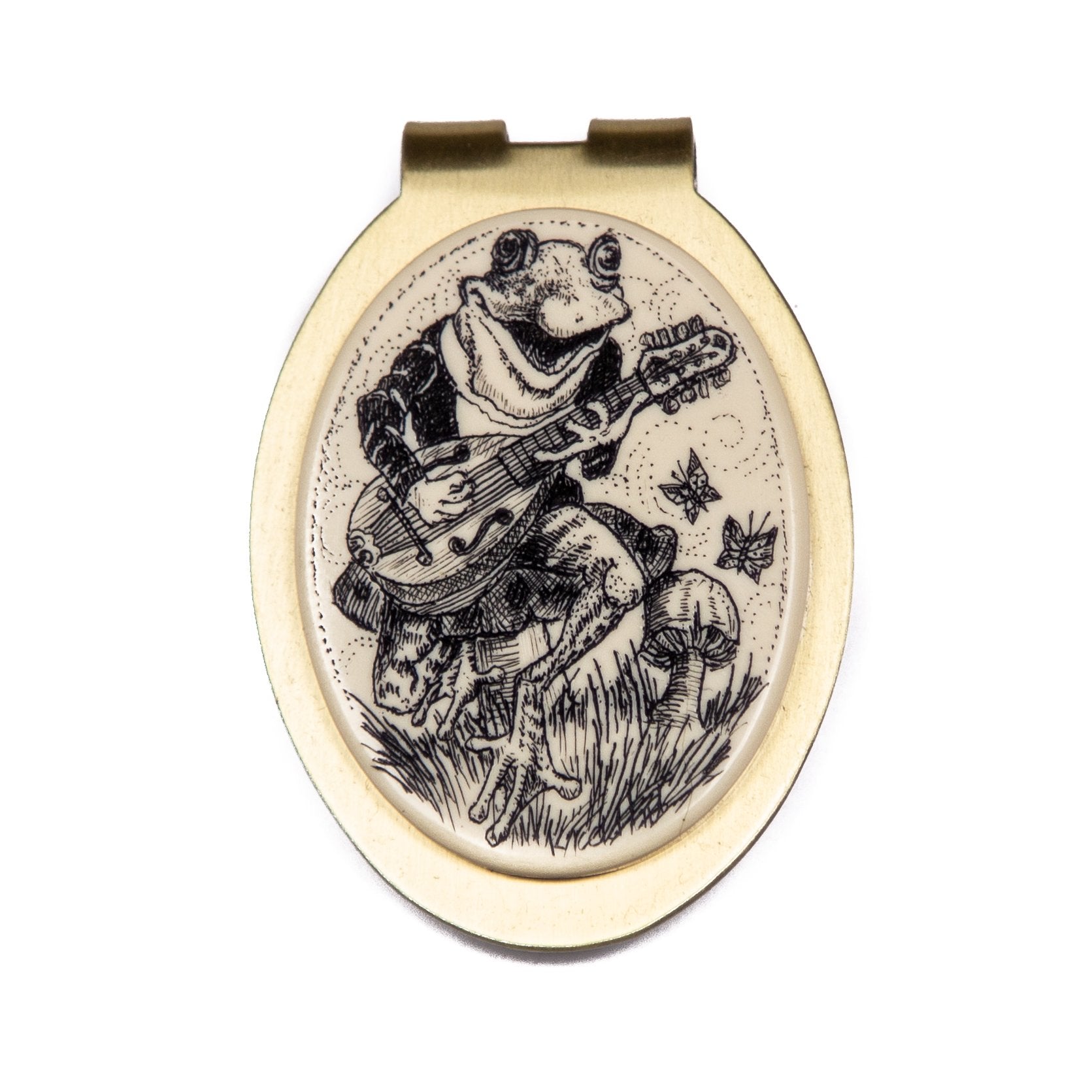 "Play Me a Song, Froggy!" Money Clip