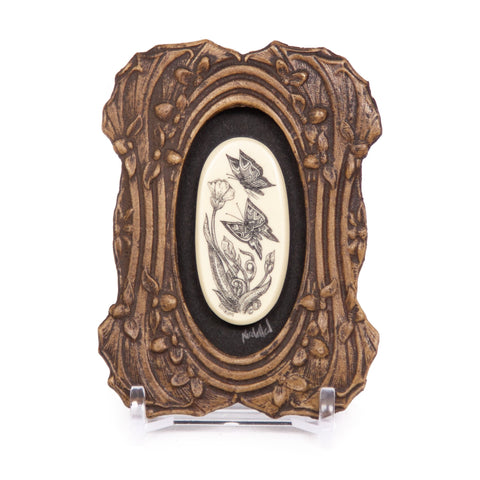 "Playing" Mini Chip Carved Frame