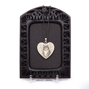 "Cat of my Heart" Necklace with Chain