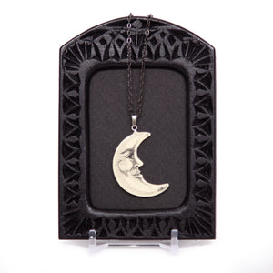 "Moon Croon" Necklace with Chain