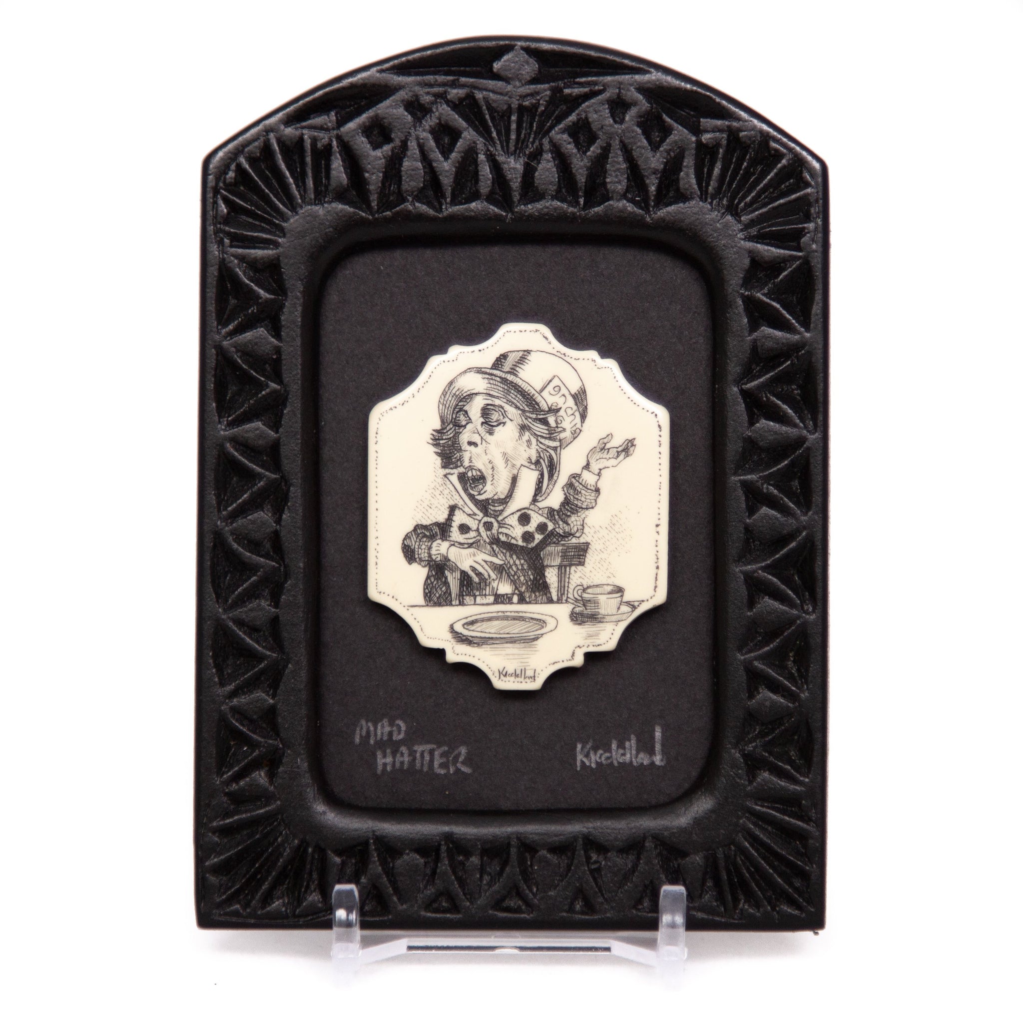 "Mad Hatter" Small Chip Carved Frame