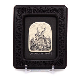 "Day Dreaming" Small Chip Carved Frame